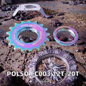 POLSO FC003 <span class=keywords><strong>vélo</strong></span> engrenage fixe 12T-20T anneau de verrouillage en acier inoxydable <span class=keywords><strong>roue</strong></span> <span class=keywords><strong>libre</strong></span> à vitesse unique pour <span class=keywords><strong>vélo</strong></span> Fixie - Product Image 2