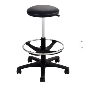 Industrielle Schul- und Laboreinrichtung <span class=keywords><strong>ESD</strong></span> Runder Sitz Werkstatt-Laborstühle mit Rückenlehne und Fußstütze zum Verkauf - Product Image 4