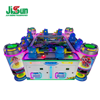 Crazy Little Fisher, machine de jeu d'arcade de pêche à monnayeur pour 8 joueurs, avec système de rédemption de tickets de prix pour parc d'attractions