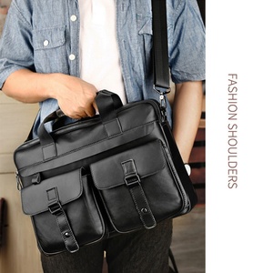 <b>Leather</b> Men Messenger Shoulder Cross Body Bag Genuine <b>Leather</b> <b>Briefcase</b> Men Fashion Real <b>Leather</b> Handbag - Product Image 3