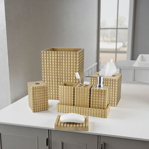 Prodotti da <span class=keywords><strong>bagno</strong></span> in otto pezzi eco-friendly per l'organizzazione di articoli sanitari in <span class=keywords><strong>bambù</strong></span> <span class=keywords><strong>Set</strong></span> di accessori da <span class=keywords><strong>bagno</strong></span> di lusso - Product Image 2