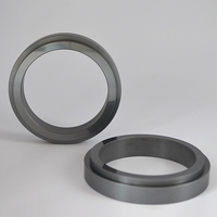 Service de découpe sur mesure d'anneaux d'étanchéité en céramique à structure de carbure de silicium gris Drake pour applications mécaniques à haute température