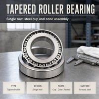 Roulement à rouleaux coniques de haute qualité 32305 32306 32307 en acier GCr15 pour applications de machines lourdes et de moyeux de roue