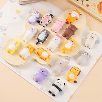Jouets animaux mignons et moelleux, best-sellers TikTok, super adorables, anti-stress, vente en gros, jouets à presser