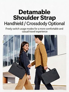 Bolso para Portátil UGREEN de 15-16 Pulgadas con Correa de Hombro Desmontable, Tela Oxford Resistente al Agua y a los Golpes - Product Image 4