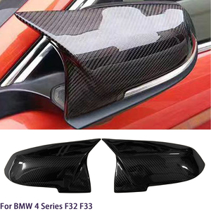 กระจกมองหลังคาร์บอนไฟเบอร์ทรง an Style สำหรับรถยนต์ BMW ซีรีส์ 4 รุ่น F32 Coupe / F33 Convertible / F36 ปี 2013-2019 - Product Image 2