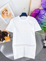 Nouveau T-shirt décontracté pour homme 2026, imprimé, respirant, en pur coton, doux pour la peau, T-shirt épais à manches courtes pour homme