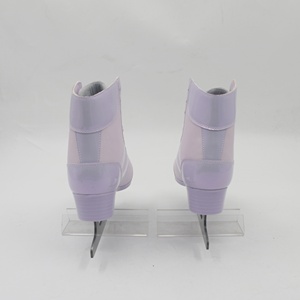 <span class=keywords><strong>Pattini</strong></span> da ghiaccio termico lilla lucido-ciondoli alla caviglia con stella di cristallo per il pattinaggio artistico femminile - Product Image 4