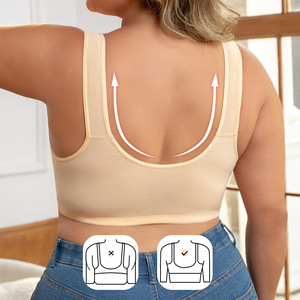 Sujetador cómodo de cobertura completa de encaje transpirable para mujeres con busto grande Ropa interior diaria Sujetador de talla grande - Product Image 2