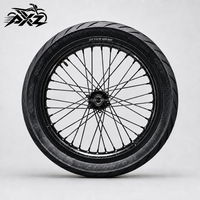 Kit de roues Supermoto 17 pouces, pneus route argent chromé pour Surron Light Bee 2 LBX, vélo électrique haute performance tout-terrain, précommande