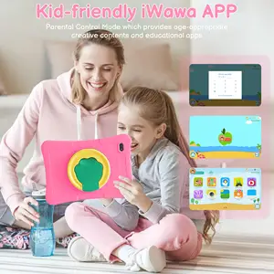 Veidoo A523 Tablet anak-anak, PC 10 inci Android Tablet untuk anak-anak Ram 4GB ROM 128GB Wifi 6 Tablet dengan casing tahan guncangan