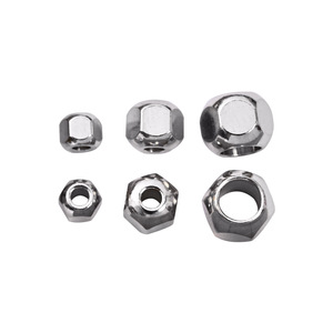 Stainless Steel Hexagonal Beads 6mm Perforated <b>Spacer</b> For Bracelet Making DIY Jewelry Components - Product Image 5