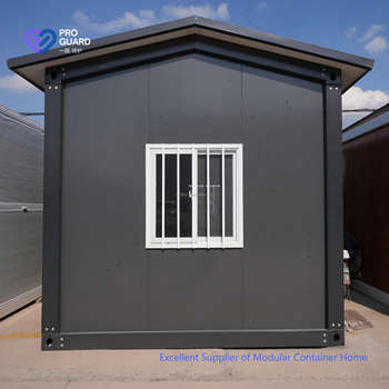 Customizable Luxury Living Container House with Sloped Tile Roof Portable Prefab Flat Pack Design for Hall Application