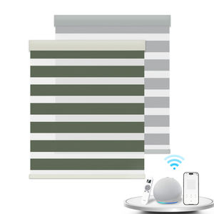 Stores motorisés de luxe pour la maison intelligente, stores zébrés, rideaux enrouleurs pour fenêtres - Product Image 4