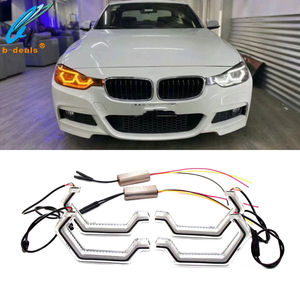 B-deals estilo M DRL LED Angel Eyes para <span class=keywords><strong>BMW</strong></span> E90 E92 F30 G20 X3 X5 LED faro accesorios de coche Luz de circulación diurna - Product Image 6