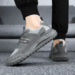 รองเท้าผ้าใบลำลองระบายอากาศสำหรับผู้ชายรองเท้าเดินแฟชั่นแบบผูกเชือกรองเท้าสำหรับใส่ในบ้าน - Product Image 2