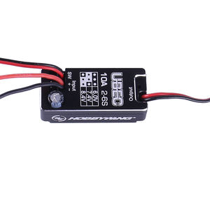 Module régulateur de tension <span class=keywords><strong>UBEC</strong></span> étanche Hobbywing <span class=keywords><strong>10A</strong></span>, 2-6S, 6/7.4/8.4V, <span class=keywords><strong>10A</strong></span> réglable, boîtier métallique BEC pour pièces de voiture RC - Product Image 3