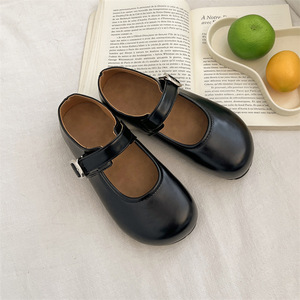 New Factory Wholesale Women's Red Flats - French Style, Round Toe, Soft Sole, Insole Height Increasing - Product Image 6