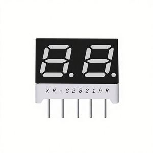 <b>LED</b> Digital <b>Tube</b> Manufacturer Direct Supply 0.28 Inch 2-Digit Common Cathode/Anode Mosaic Mounting High Brightness - Product Image 1