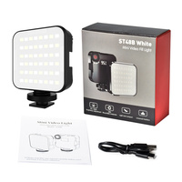 Mini RVB Dimmable Led Lumière 48 Led Perles 5500K Température De Couleur Portable Vlog Led Lumière Photographie Led Lumière