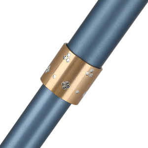 Canne de marche Gao Bokangda bleu paon réglable en alliage d'aluminium antidérapante pour personnes âgées usage domestique - Product Image 3