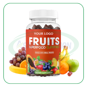 Ausreson doğal meyve ve sebzeler Gummies takviyeleri diyet lifi Superfood vitamini meyve sebze Gummies - Product Image 2