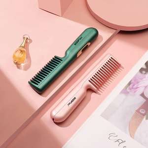 Mini peigne de coiffure Portable <span class=keywords><strong>sans</strong></span> <span class=keywords><strong>fil</strong></span> de Type c Rechargeable <span class=keywords><strong>brosse</strong></span> à cheveux Anti-brûlure pour tout le corps - Product Image 2