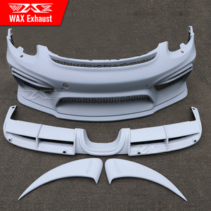 Modificado kit de cuerpo para 2012-2016 Caimán <span class=keywords><strong>boxster</strong></span> 981, 987, 7182015-2019 GT4 parachoques delantero kit de cuerpo difusor trasero material de PP - Product Image 1