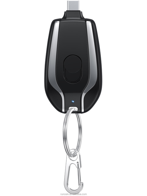 Promotional Hot Selling Product Retractable Plug Portable Backup Charger Small Mini Emergency Power Bank Decorative Keychain