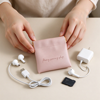 Sac de rangement portable multi-usages à fermeture automatique, personnalisé, directement de l'usine, pour bijoux, cosmétiques, pinceaux et lunettes