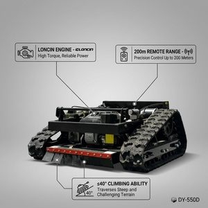 <span class=keywords><strong>Tondeuse</strong></span> à gazon robotisée intelligente à télécommande, largeur de coupe de 550 mm, machine à tondre les jardins autopropulsée - Product Image 2
