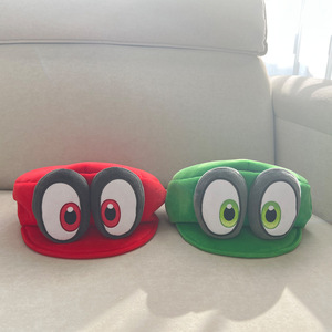 เกมMarios Chuckyหมวกตุ๊กตาหมวกสีแดงและสีเขียวArchie <span class=keywords><strong>Odyssey</strong></span> Party Cos Headwearหมวกประสิทธิภาพ