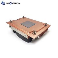 Refroidisseur de processeur 1U haute performance AM4 AM5, dissipateur thermique de serveur, chambre à vapeur, base en cuivre, ventilateur 8013 pour AMD Ryzen TDP145W AM4-A45