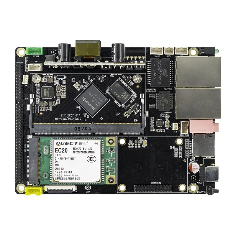 Vision AI beschleunigte Rechen leistung NPU 2.0Tops RV1126 Quad-Core 32-Bit-Linux-Kernplatine mit Cortex-A7 Arm ai Develop Board