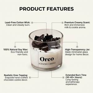 Luxury Realistic Dessert Aromatherapy Scented Soy <b>Wax</b> <b>Candle</b> Handmade Diwali Easter Minimalist Home Decor Wholesale Private - Product Image 3