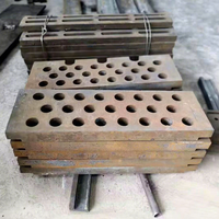 Plaque de tamis pour concasseur à marteaux en acier au manganèse haute résistance, barre de déflecteur anti-usure pour machine de décharge de minerai dans l'exploitation minière