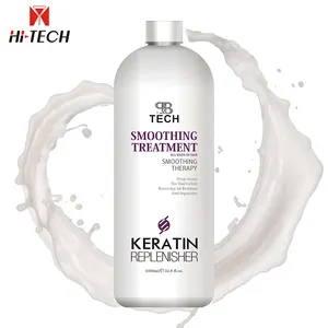 Crème lissante à la kératine brésilienne shampooing protéiné professionnel lisseur de traitement des cheveux à la kératine