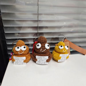 Llavero Divertido, Regalos Creativos de Ganchillo, Lindos Objetos Tejidos para Navidad, <span class=keywords><strong>Cumpleaños</strong></span>, Amigos, Decoración de Fiestas, Incentivo - Product Image 2