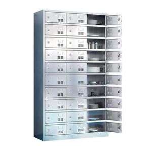 ארון קפיטריה נירוסטה ליחידות בית הספר-ארון אחסון רב דלתות לקופסאות מזון - Product Image 6