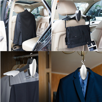 Porte-vêtements et organisateur de vêtements pour appuie-tête de siège auto, design pingouin mignon, accessoire de voyage pour voiture