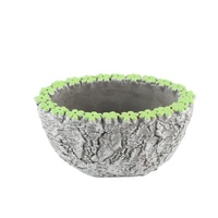 Pot de fleurs et jardinière en ciment gris pour plantes succulentes et cactus, design moderne, prix abordable, pour jardin et balcon