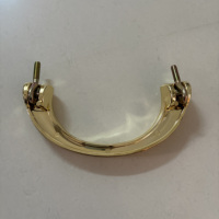 Poignées européennes dorées LP03 pour cercueils, accessoires funéraires robustes pour salons funéraires, directement de l'usine