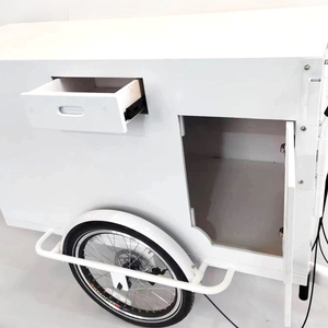 Vélo alimentaire 3 roues Hot Dog Tricycle chariot Mobile fruits distributeur automatique chariot avec Table pliante peut être utilisé pour vendre café Snack - Product Image 6