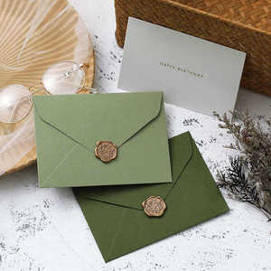 Juego de Sobres y Tarjetas de Felicitación Retro OEM, Personalizadas para Publicidad, Invitaciones Comerciales, Material Reciclado - Product Image 3