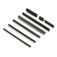 Pin de cabecera de paso de 1,27mm/2,0mm/2,54mm 1P-40P Pcb 1,27 2,0 2,54mm paso macho hembra conector IDC 2,54mm
