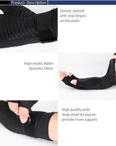 Guanti Terapeutici in Rame a Compressione Completa, in Nylon e Spandex, Durevoli, Antiscivolo, Traspiranti, per Uomo e Donna, per Alleviare l'Artrite - Product Image 4