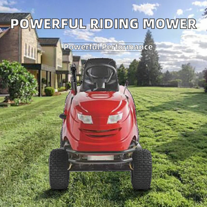 High Quality Industrial Professional Riding Lawn Mower Tractor with 17.5HP 2-Stroke <b>Gasoline</b> Engine 500CC Displacement - Product Image 2