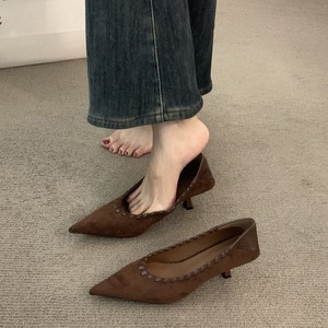 Zapatos de Tacón Bajo de Satén con Pedrería, Elegantes y Sexys, para Invierno, Cómodos, con Punta en Pico, Impermeables, para Hombre y Mujer - Product Image 2