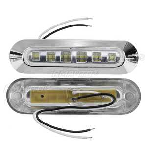 Luces LED de cortesía para remolques marinos, embarcaciones, cabinas, cubiertas, pasillos y escaleras, 12V 24V, luces traseras LED para yates, tractores y camiones (2/4/6/10 unidades) - Product Image 4