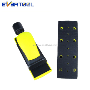 Evertool 180x95mm PU hình chữ nhật chà nhám khối mài mòn cao su tay chà nhám khối cho gỗ - Product Image 5